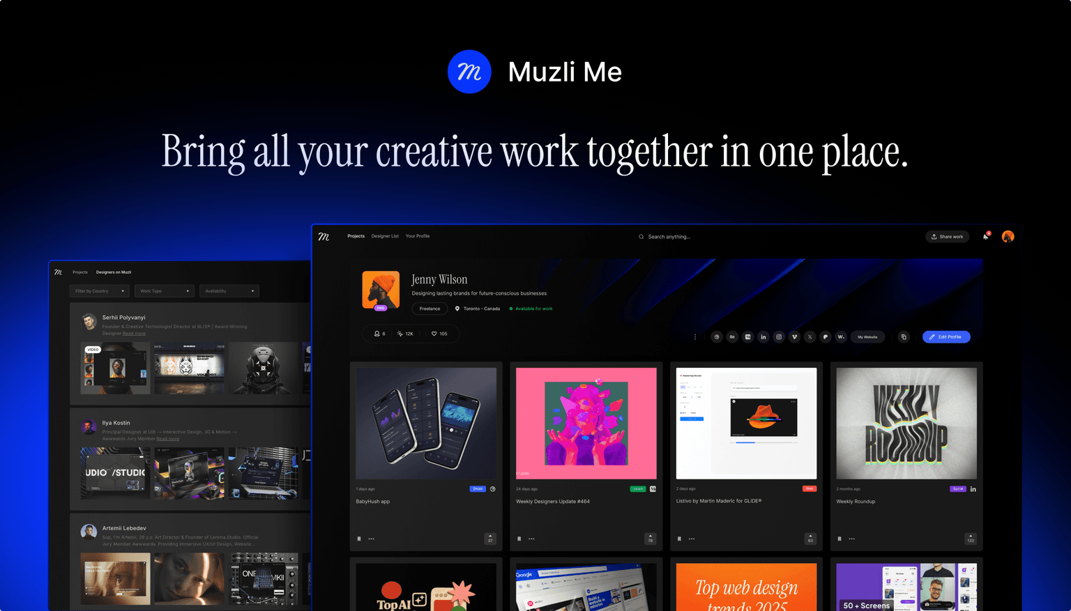 Introducing Muzli Me 